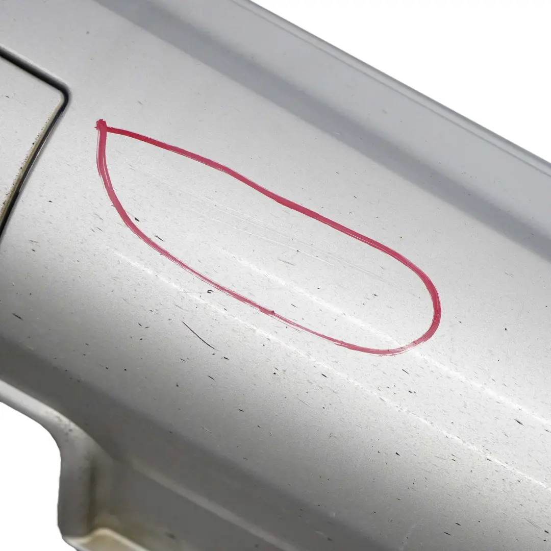 Mercedes W212 Side Skirt Right O/S AMG Door Sill Cover Iridium Silver 775 - SKU A2126981854-IRS - Part number A2126981854
