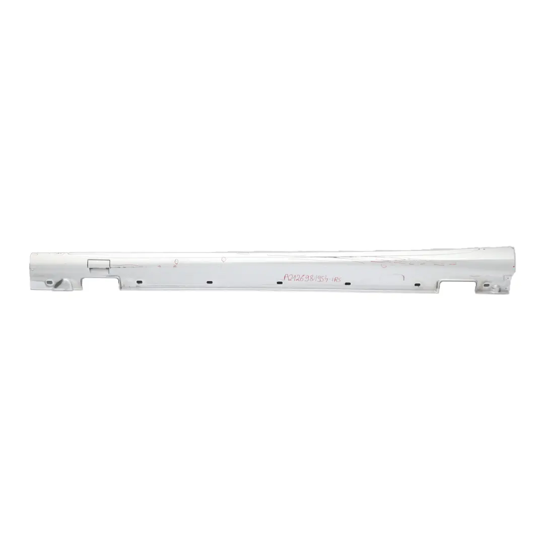 Mercedes W212 Schwellerleiste Blende Schweller AMG Links Iridium Silber - 775 - SKU A2126981954-IRS - Teilenummer A2126981954
