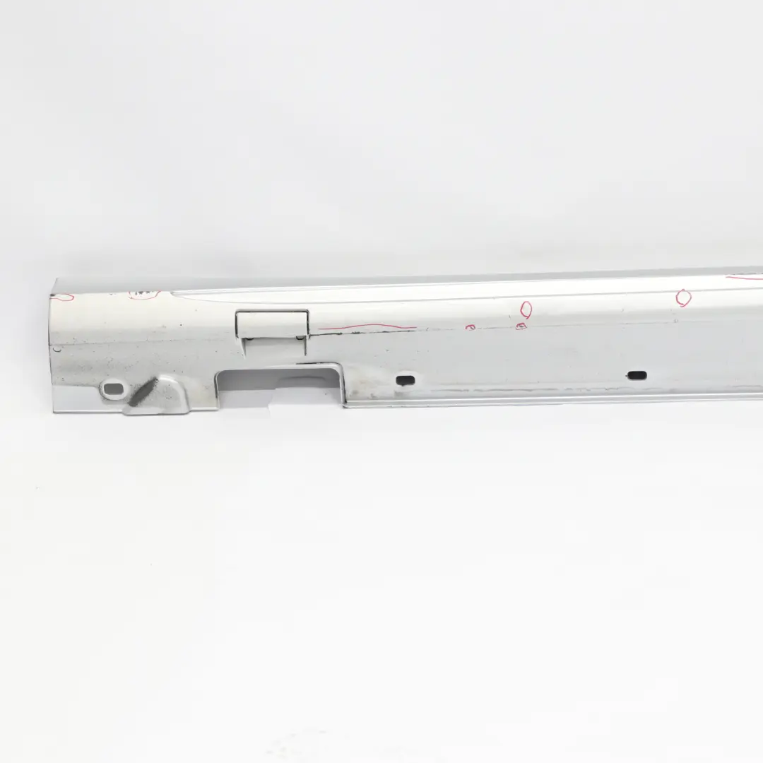 Mercedes W212 Side Skirt Cover Left N/S AMG Sill Panel Iridium Silver - 775 - SKU A2126981954-IRS - Part number A2126981954