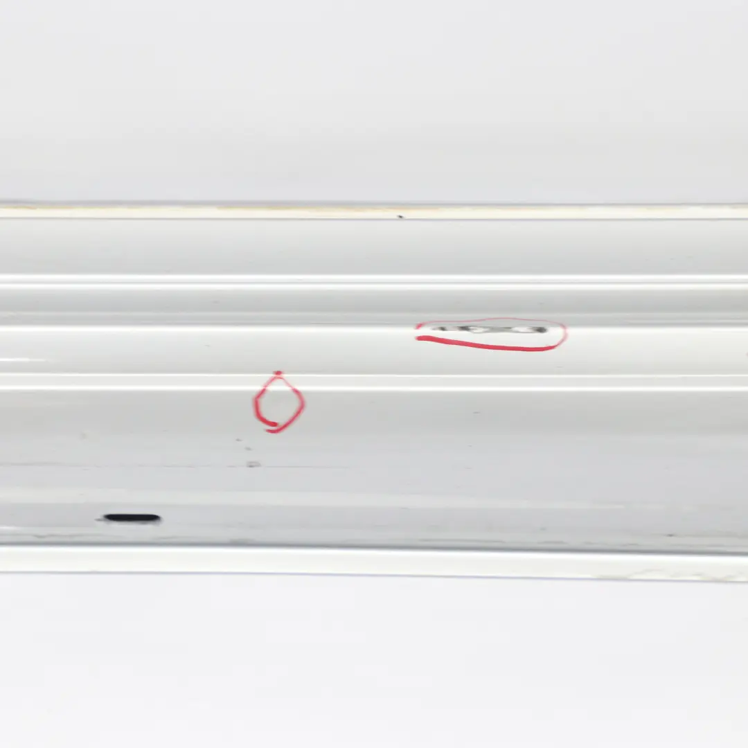 Mercedes W212 Side Skirt Cover Left N/S AMG Sill Panel Iridium Silver - 775 - SKU A2126981954-IRS - Part number A2126981954