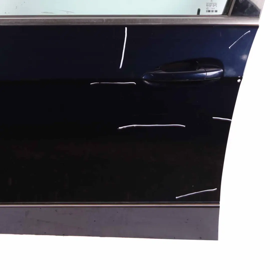 Door Front Left N/S Cover Panel Cavansite Blue Metallic - 890 to Mercedes W212 with Part number A2127200105 Mercedes W212 Door Front Left N/S Cover Panel Cavansite Blue Metallic - 890 - SKU A2127200105-CVB - Part number A2127200105