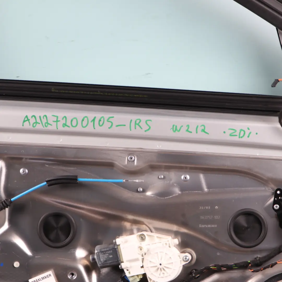 Door Front Left N/S Cover Panel Iridium Silver Metallic - 775 to Mercedes W212 with Part number A2127200105 Mercedes W212 Door Front Left N/S Cover Panel Iridium Silver Metallic - 775 - SKU A2127200105-IRS - Part number A2127200105