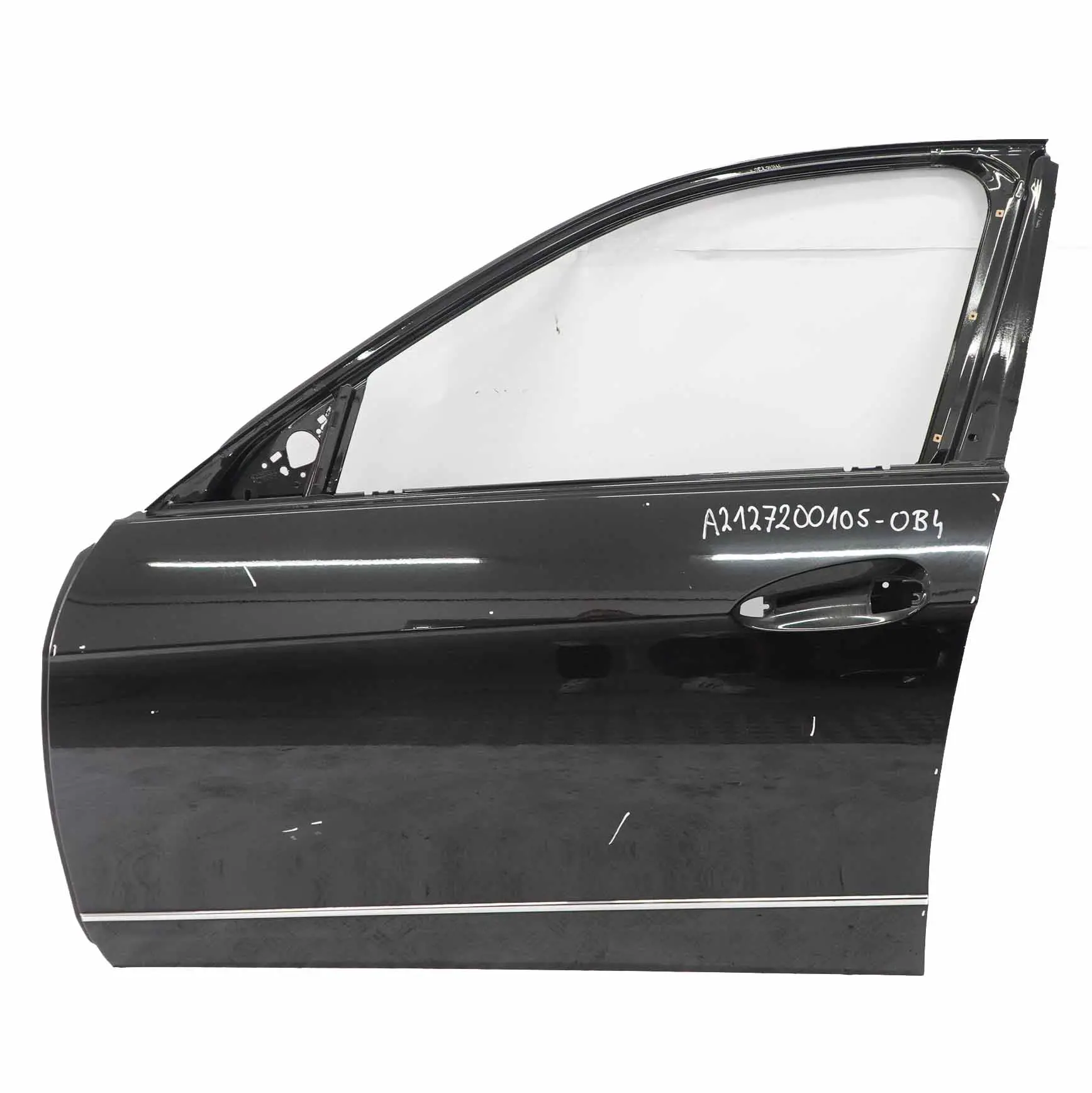 Mercedes W212 Door Front Left N/S Cover Panel Obsidian Black - 197