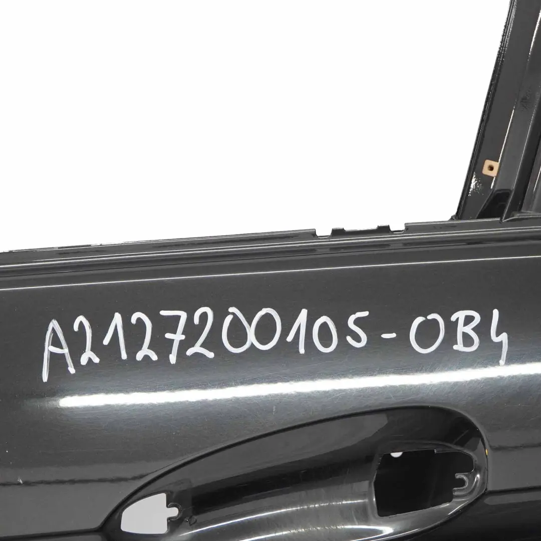 Mercedes W212 Puerta Delantera Izquierda Tapa Panel Obsidian Black - 197 - SKU A2127200105-OB4 - Número de pieza A2127200105