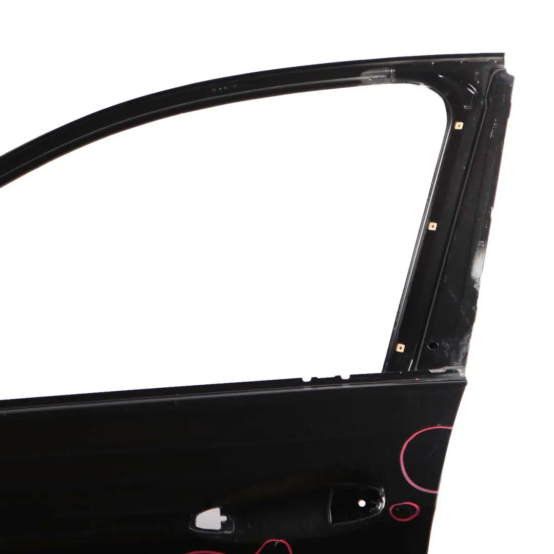 Door Front Left N/S Cover Panel Obsidian Black - 197 to Mercedes W212 with Part number A2127200105 Mercedes W212 Door Front Left N/S Cover Panel Obsidian Black - 197 - SKU A2127200105-OB - Part number A2127200105