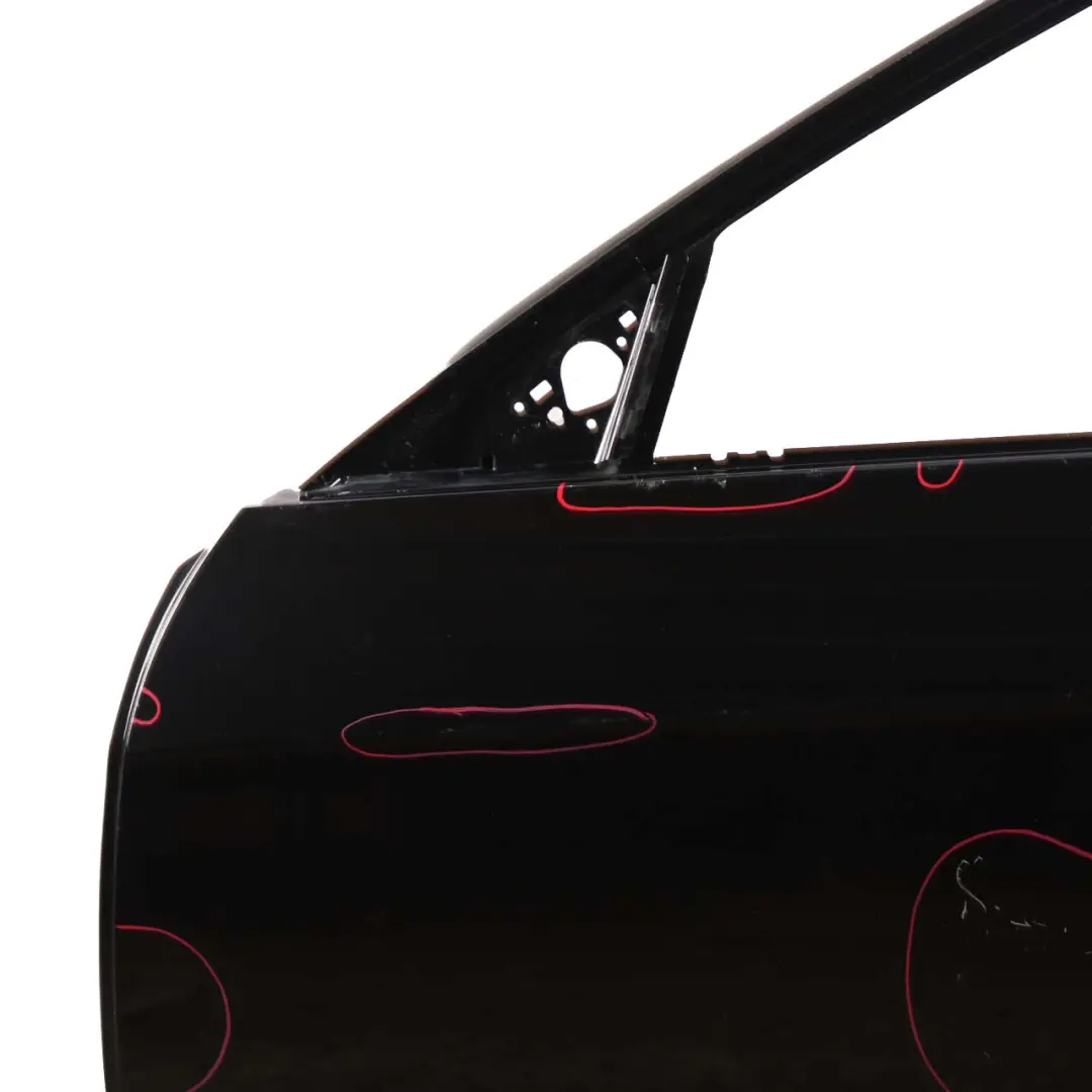 Door Front Left N/S Cover Panel Obsidian Black - 197 to Mercedes W212 with Part number A2127200105 Mercedes W212 Door Front Left N/S Cover Panel Obsidian Black - 197 - SKU A2127200105-OB - Part number A2127200105