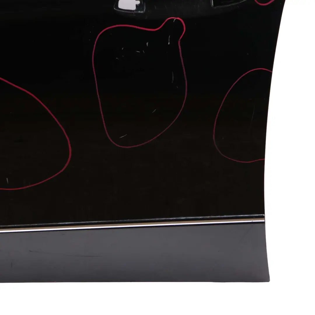 Door Front Left N/S Cover Panel Obsidian Black - 197 to Mercedes W212 with Part number A2127200105 Mercedes W212 Door Front Left N/S Cover Panel Obsidian Black - 197 - SKU A2127200105-OB - Part number A2127200105