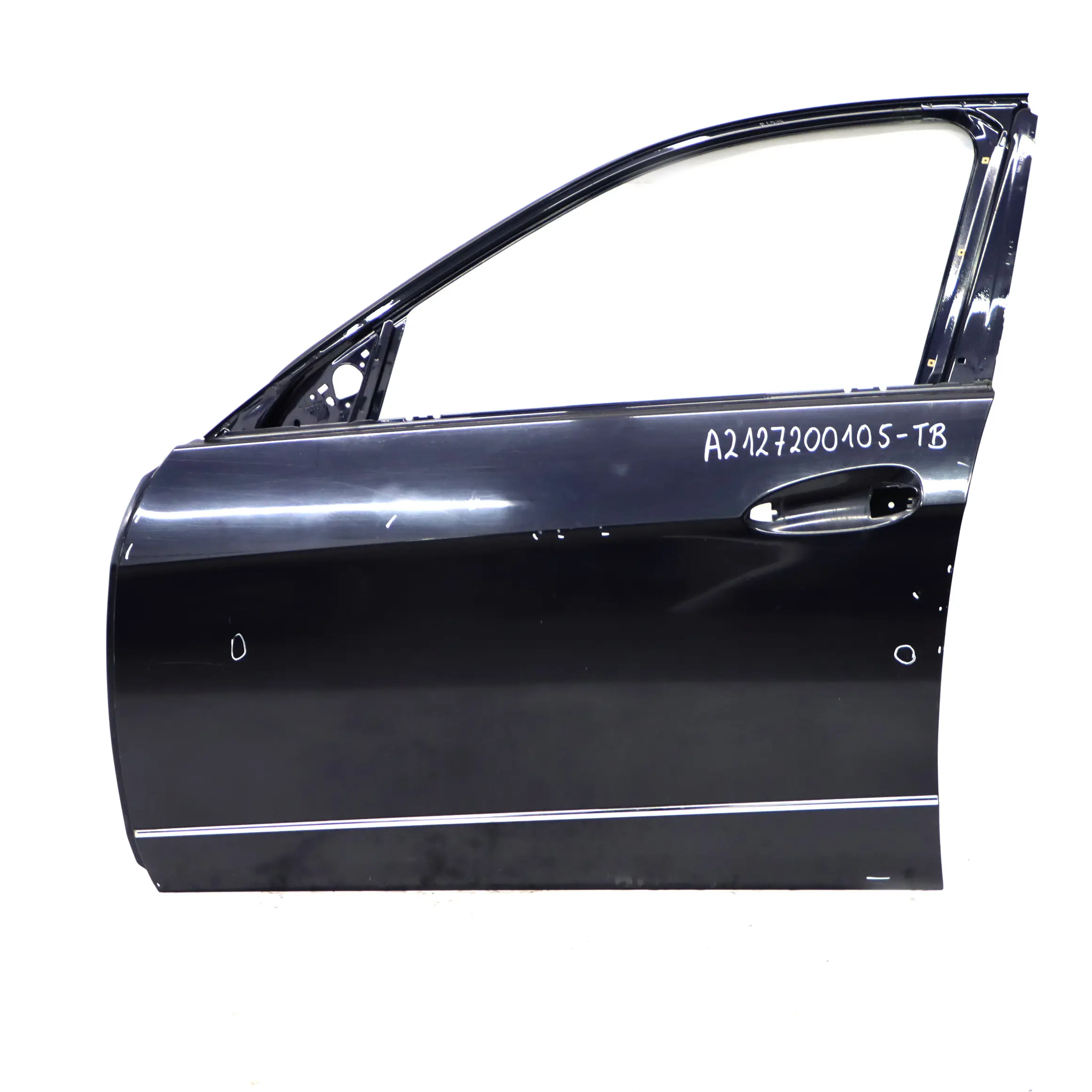 Mercedes W212 Tür vorne links Abdeckplatte Tansanitblau Metallic - 359