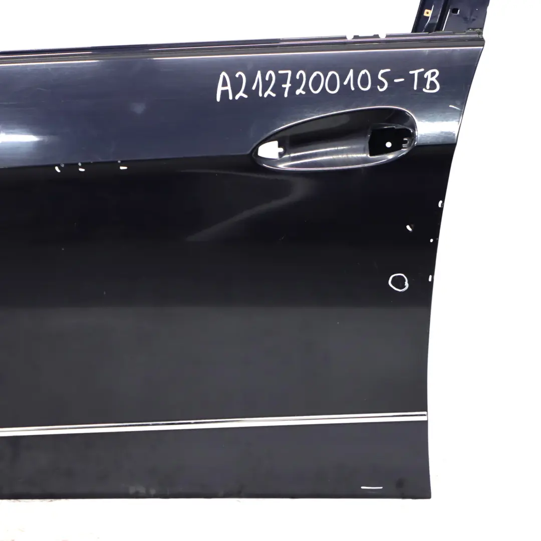 Mercedes W212 Tür vorne links Abdeckplatte Tansanitblau Metallic - 359 - SKU A2127200105-TB - Teilenummer A2127200105