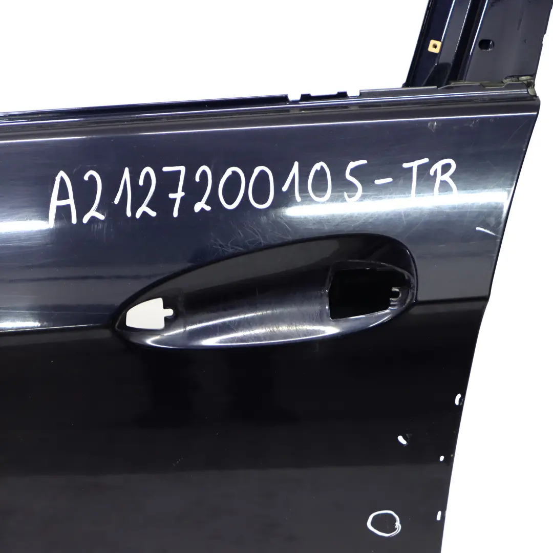 Mercedes W212 Tür vorne links Abdeckplatte Tansanitblau Metallic - 359 - SKU A2127200105-TB - Teilenummer A2127200105