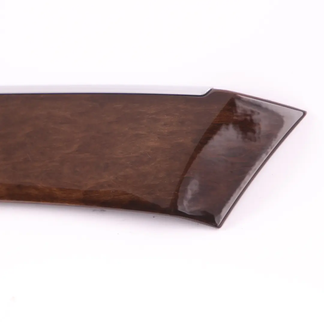 Door Strip Front Left N/S Cover Wood Chrome Trim Interior to Mercedes W212 with Part number A2127200122 Mercedes W212 Door Strip Front Left N/S Cover Wood Chrome Trim Interior - SKU A2127200122 - Part number A2127200122