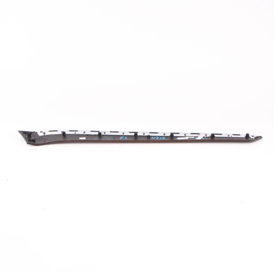 Mercedes W212 Door Strip Front Left N/S Cover Wood Chrome Trim Interior - SKU A2127200122 - Part number A2127200122