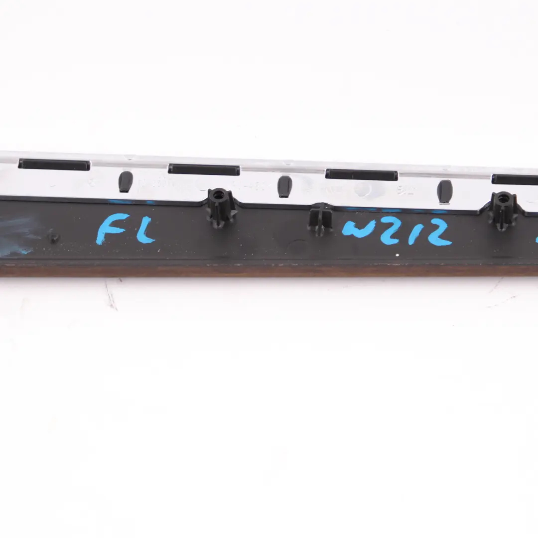 Mercedes W212 Door Strip Front Left N/S Cover Wood Chrome Trim Interior - SKU A2127200122 - Part number A2127200122