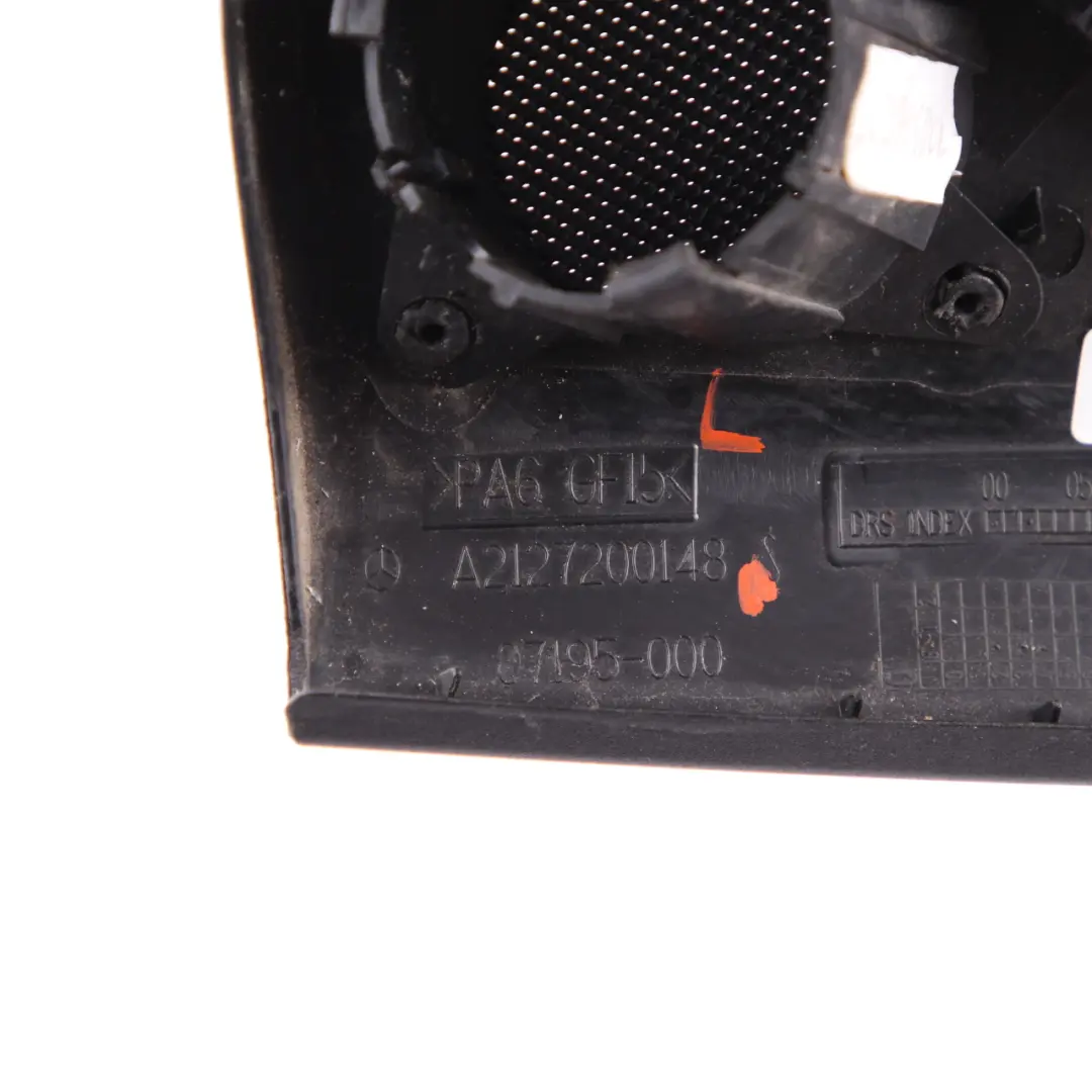 Copertura Porta anteriore Sinistra Altoparlante Nero per Mercedes W212 con numero di parte A2127200148 Mercedes W212 Copertura Porta anteriore Sinistra Altoparlante Nero - SKU A2127200148 - Numero di parte A2127200148