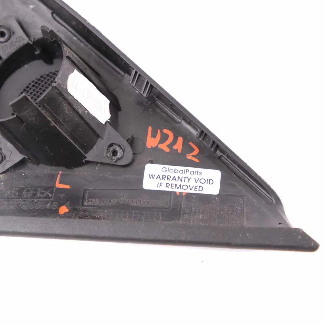 Cubierta Puerta Delantera Izquierda Altavoz Negro para Mercedes W212 con número de pieza A2127200148 Mercedes W212 Cubierta Puerta Delantera Izquierda Altavoz Negro - SKU A2127200148 - Número de pieza A2127200148