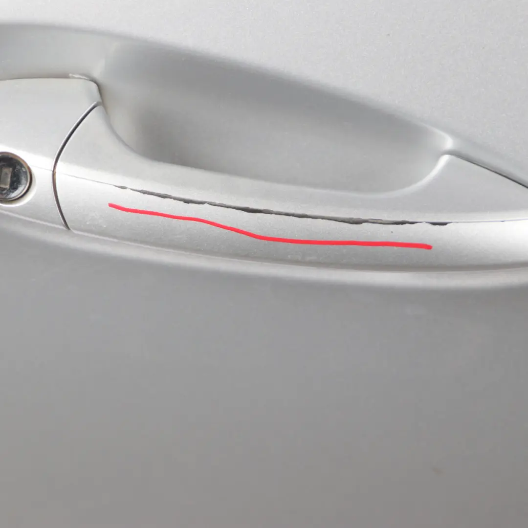 Door Front Right O/S Cover Panel Iridium Silver Metallic - 775 to Mercedes W212 with Part number A2127200205 Mercedes W212 Door Front Right O/S Cover Panel Iridium Silver Metallic - 775 - SKU A2127200205-IRS - Part number A2127200205