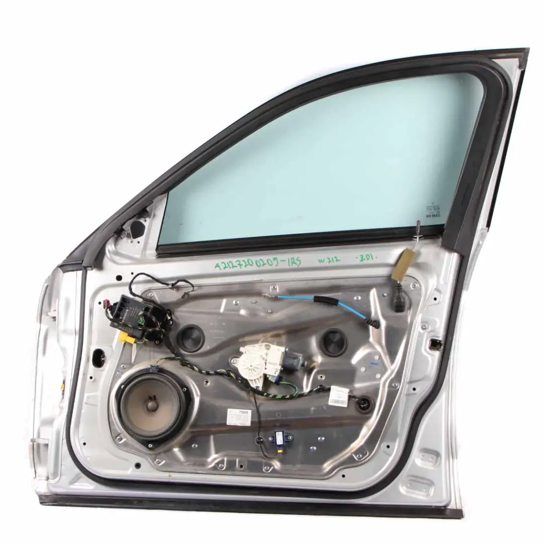 Door Front Right O/S Cover Panel Iridium Silver Metallic - 775 to Mercedes W212 with Part number A2127200205 Mercedes W212 Door Front Right O/S Cover Panel Iridium Silver Metallic - 775 - SKU A2127200205-IRS - Part number A2127200205