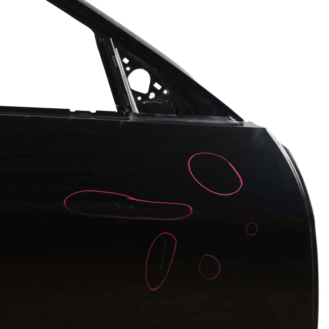 Mercedes W212 Door Front Right O/S Cover Panel Obsidian Black - 197 - SKU A2127200205-OB - Part number A2127200205