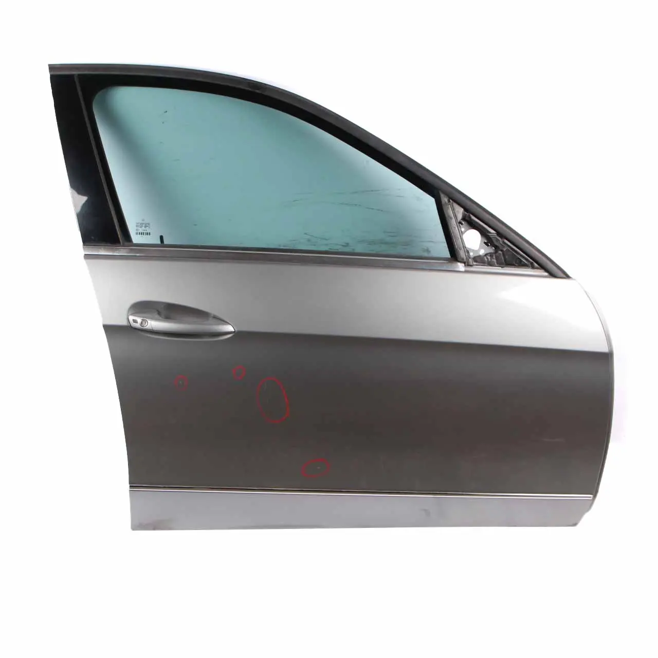 Mercedes W212 Drzwi Przednie Prawe Palladium Silver Srebrny Metalik - 792