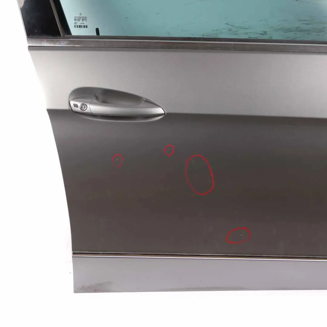 Mercedes W212 Door Front Right O/S Cover Panel Palladium Silver Metallic - 792 - SKU A2127200205-PAL - Part number A2127200205