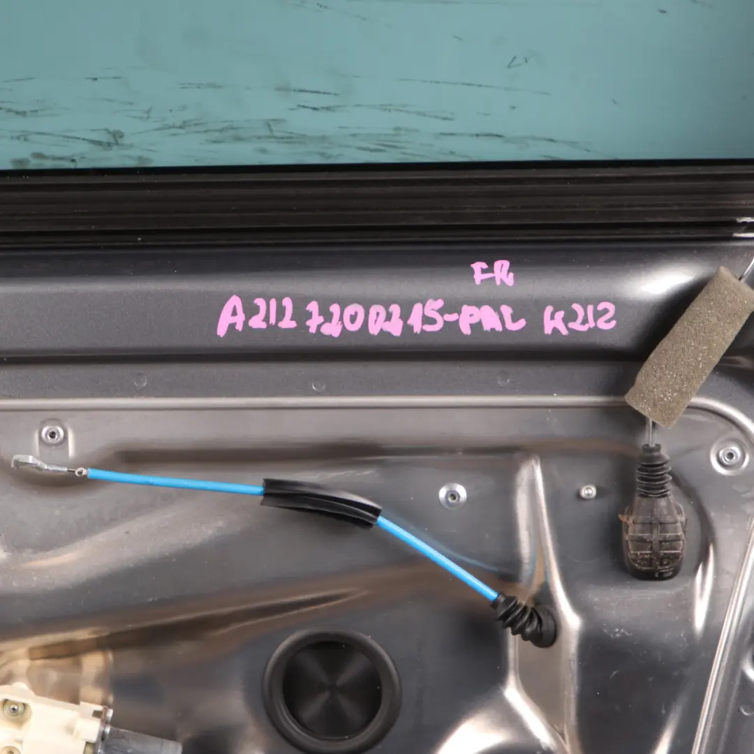 Mercedes W212 Door Front Right O/S Cover Panel Palladium Silver Metallic - 792 - SKU A2127200205-PAL - Part number A2127200205