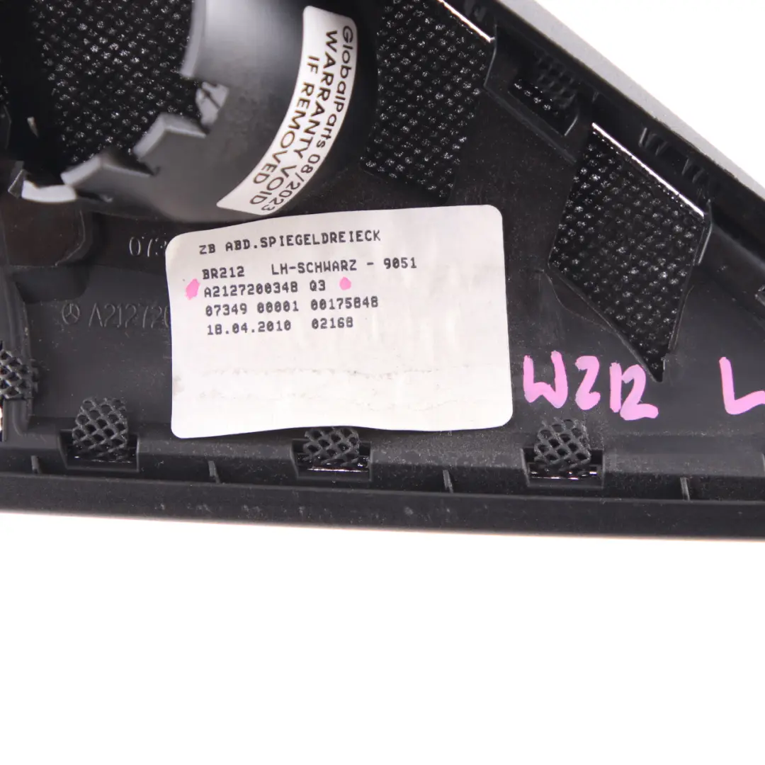 Harman Tweeter Altoparlante Triangolo Trim Sinistra per Mercedes W212 con numero di parte A2127200348 Mercedes W212 Harman Tweeter Altoparlante Triangolo Trim Sinistra - SKU A2127200348 - Numero di parte A2127200348