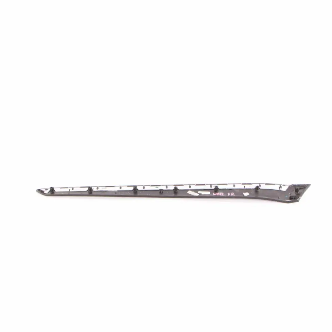Mercedes W212 Interior Puerta Franja Delantera Derecha Trim Negro Brillante - SKU A2127200622 - Número de pieza A2127200622