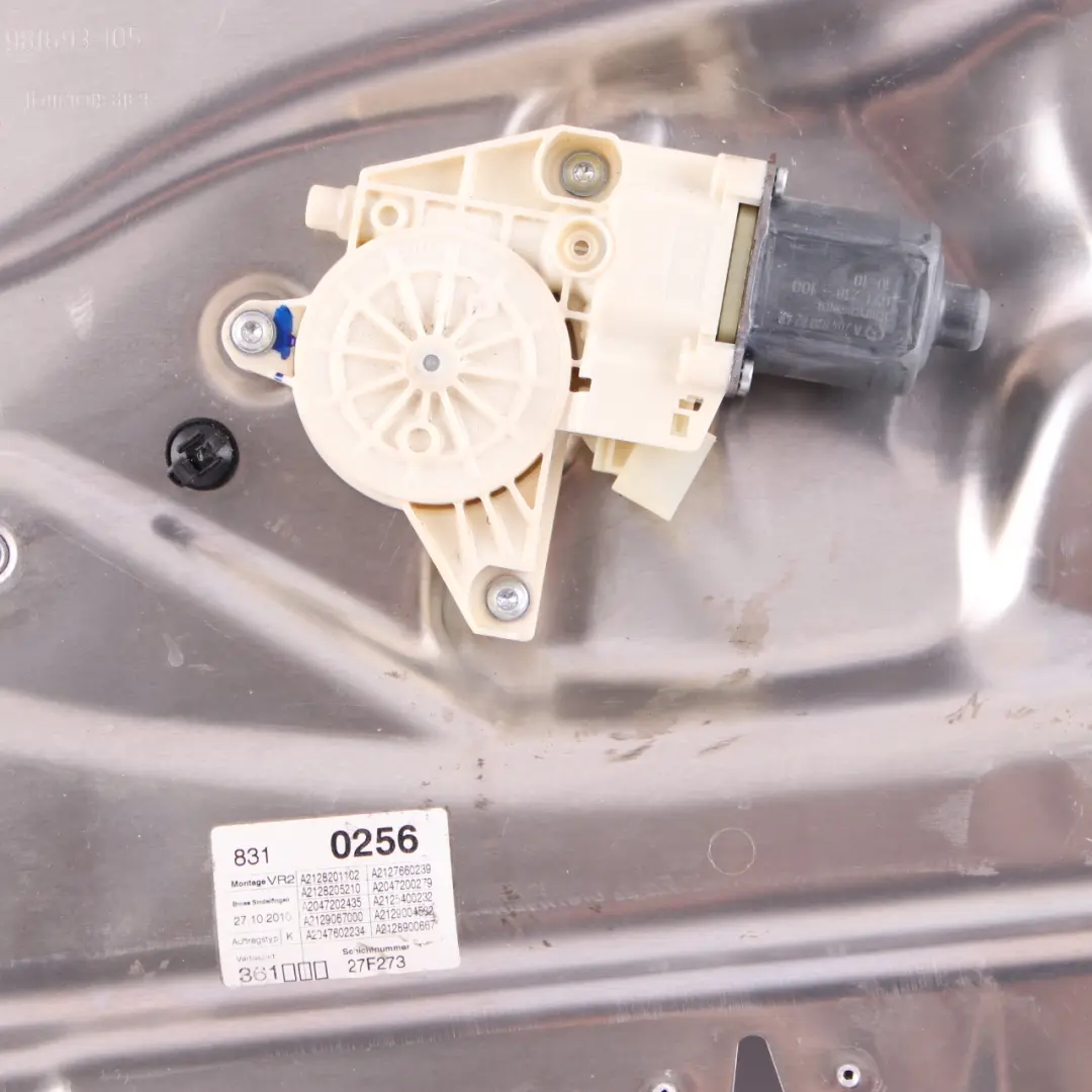  Fenster Heber Mercedes W204 W212 Vorne Rechts O/S Lifter Motor Panel - SKU A2127201679-1 - Teilenummer A2127201679