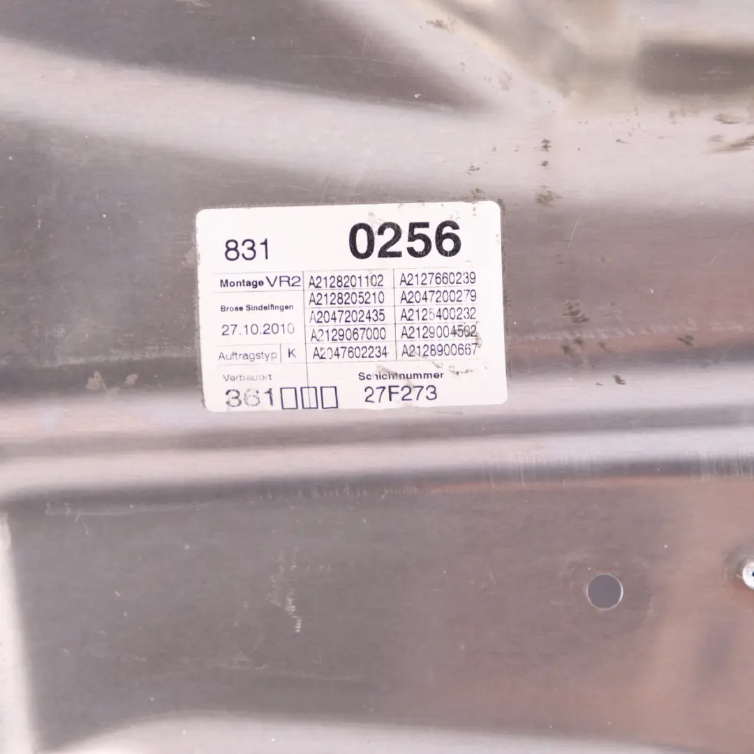 Lève Vitre Mercedes W204 W212 Panneau Moteur Avant Droit pour à propos du numéro de pièce A2127201679 Lève Vitre Mercedes W204 W212 Panneau Moteur Avant Droit - SKU A2127201679-1 - Numéro de pièce A2127201679