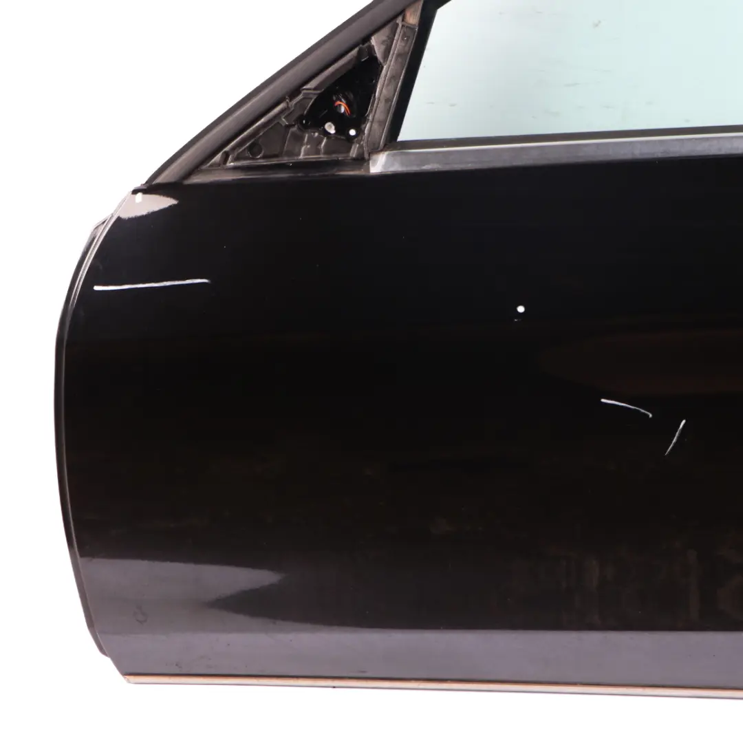 Mercedes W212 Door Front Left N/S Cover Panel Obsidian Black Metallic - 197 - SKU A2127205300-OB - Part number A2127205300