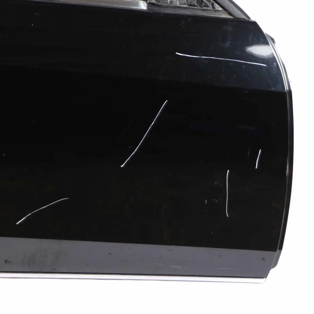 Mercedes W212 Door Front Right O/S Cover Panel Obsidian Black Metallic - 197 - SKU A2127205400-OB - Part number A2127205400