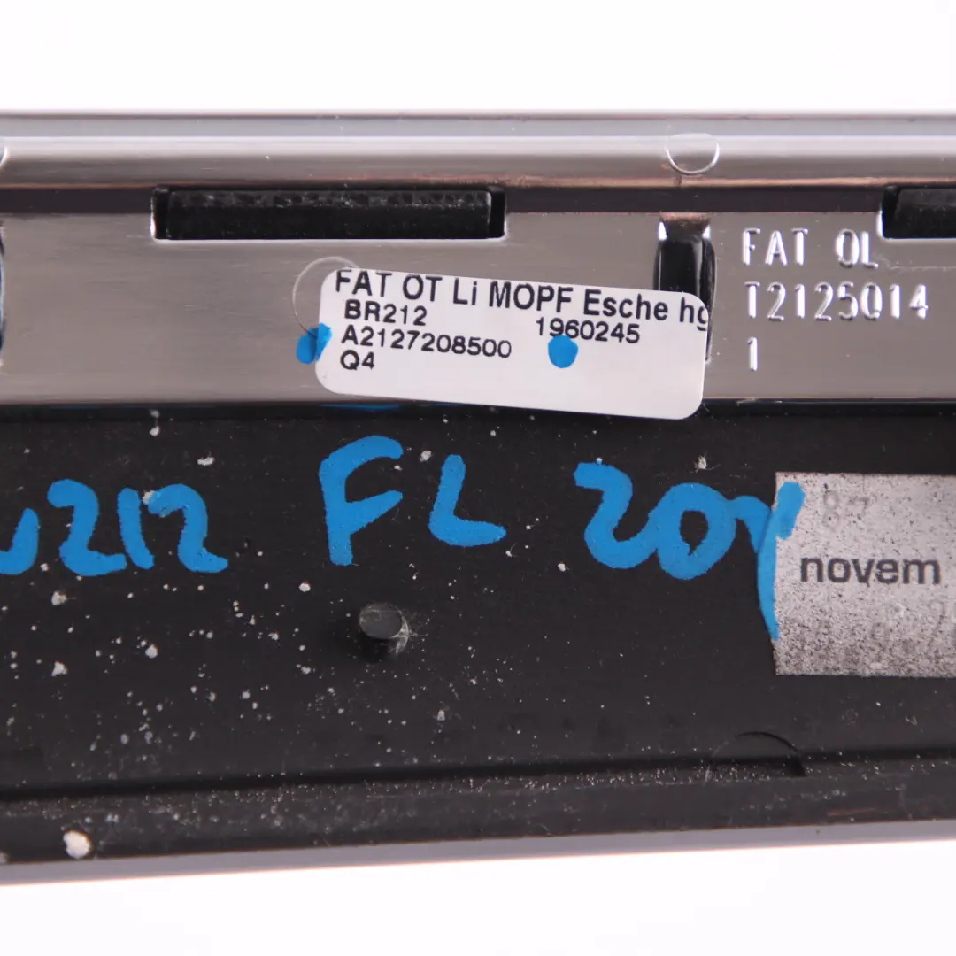  Tarjeta Puerta Mercedes W212 S212 Embellecedor Delantero Izquierdo - SKU A2127208500 - Número de pieza A2127208500