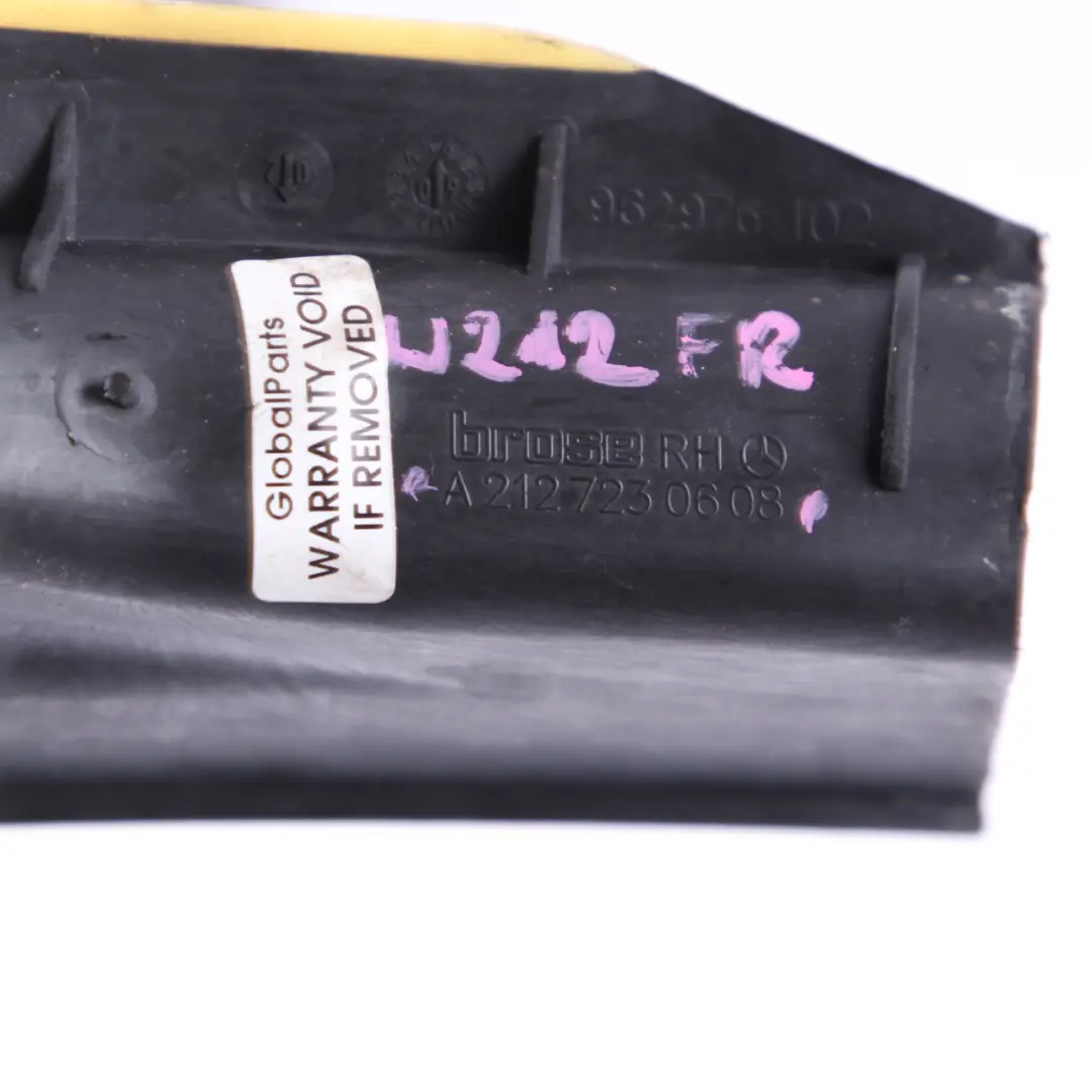 Mercedes W212 Handle Bracket Bearing Front Right Door O/S - SKU A2127230608 - Part number A2127230608