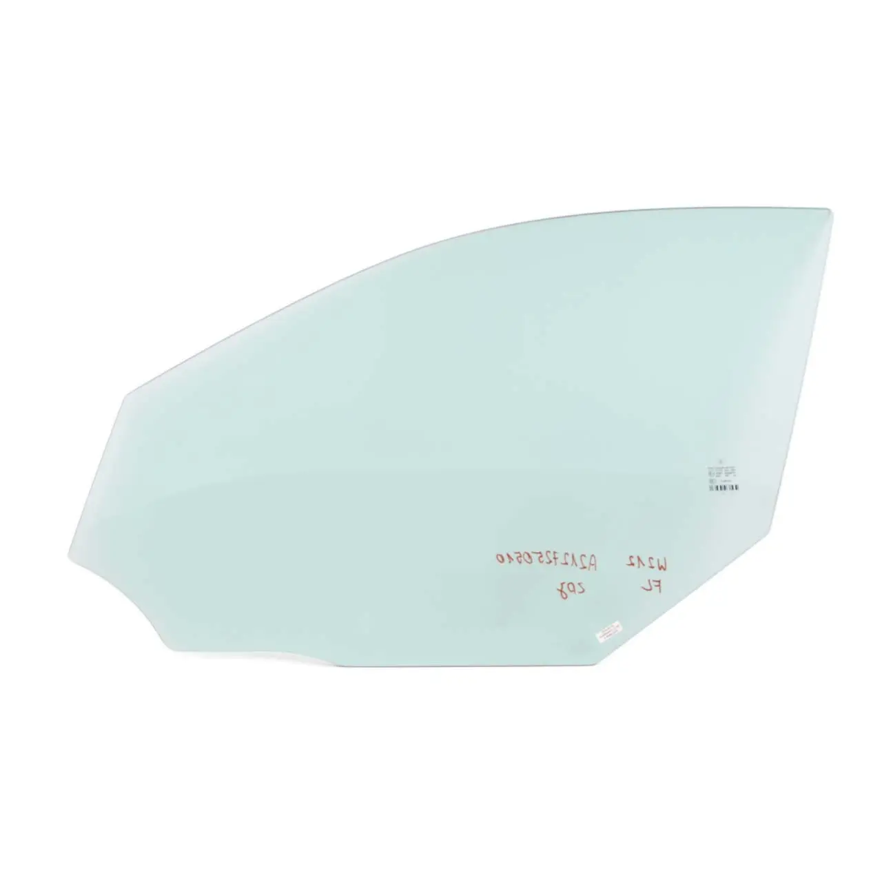 Mercedes W212 Vetro Porta Anteriore Sinistra Lato Pane Verde AS2 A2127250510
