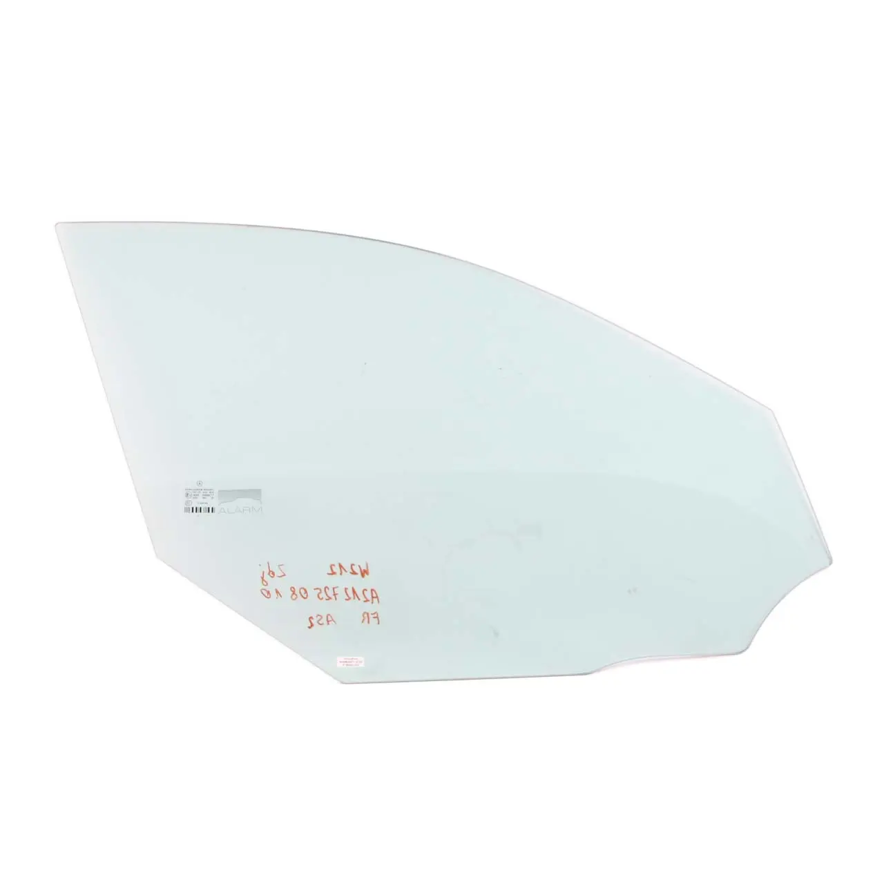 Vetro Mercedes W212 Porta Anteriore Destra Laterale Verde AS2