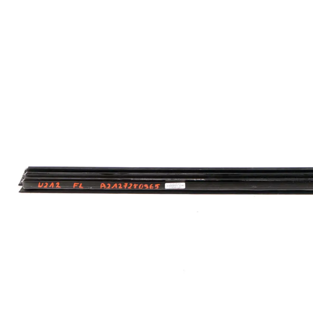 Mercedes W212 Door Window Seal Front Left N/S Inner Strip Rail - SKU A2127250965 - Part number A2127250965