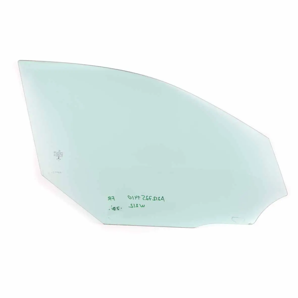 Mercedes W212 Window Glass Door Side Front Right Green AS2 A2127251410