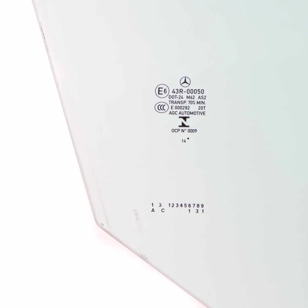 Mercedes W212 Szyba Drzwi Przednie Prawe Zielona AS2 - SKU A2127251410 - Numer Części A2127251410