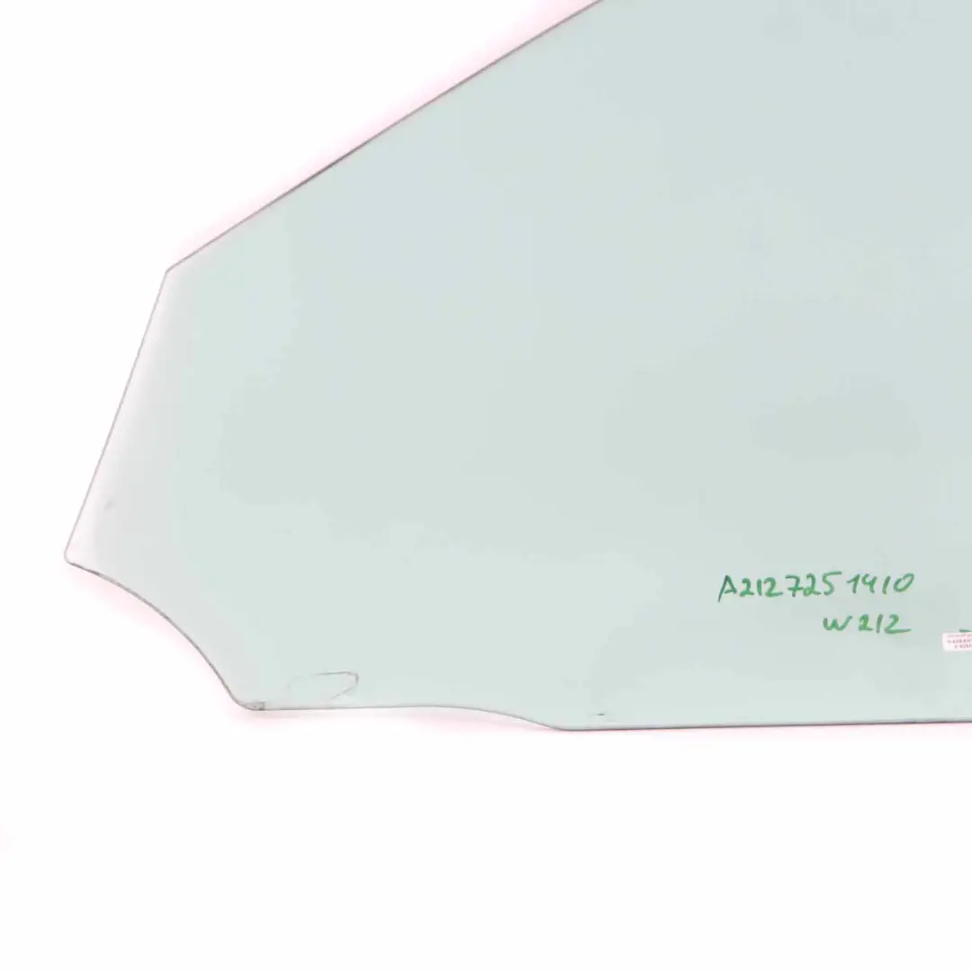 Vetro Porta Lato Anteriore Destro Verde AS2 per Mercedes W212 con numero di parte A2127251410 Mercedes W212 Vetro Porta Lato Anteriore Destro Verde AS2 - SKU A2127251410 - Numero di parte A2127251410