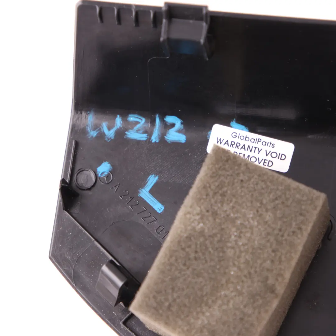 Mercedes W212 Tarjeta de Puerta Delantera Izquierda Recubrimiento Panel Negro - SKU A2127270148 - Número de pieza A2127270148