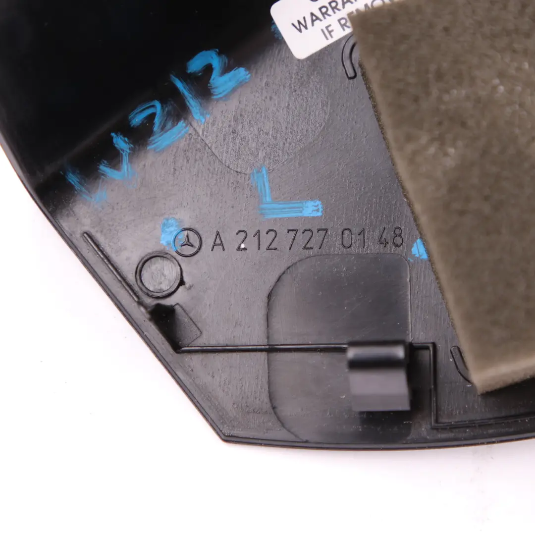 Mercedes W212 Tarjeta de Puerta Delantera Izquierda Recubrimiento Panel Negro - SKU A2127270148 - Número de pieza A2127270148