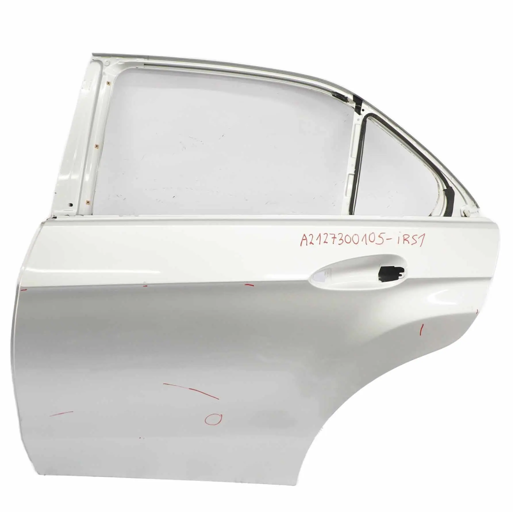 Mercedes W212 Porta posteriore sinistra Pannello copertura Iridium Silver - 775