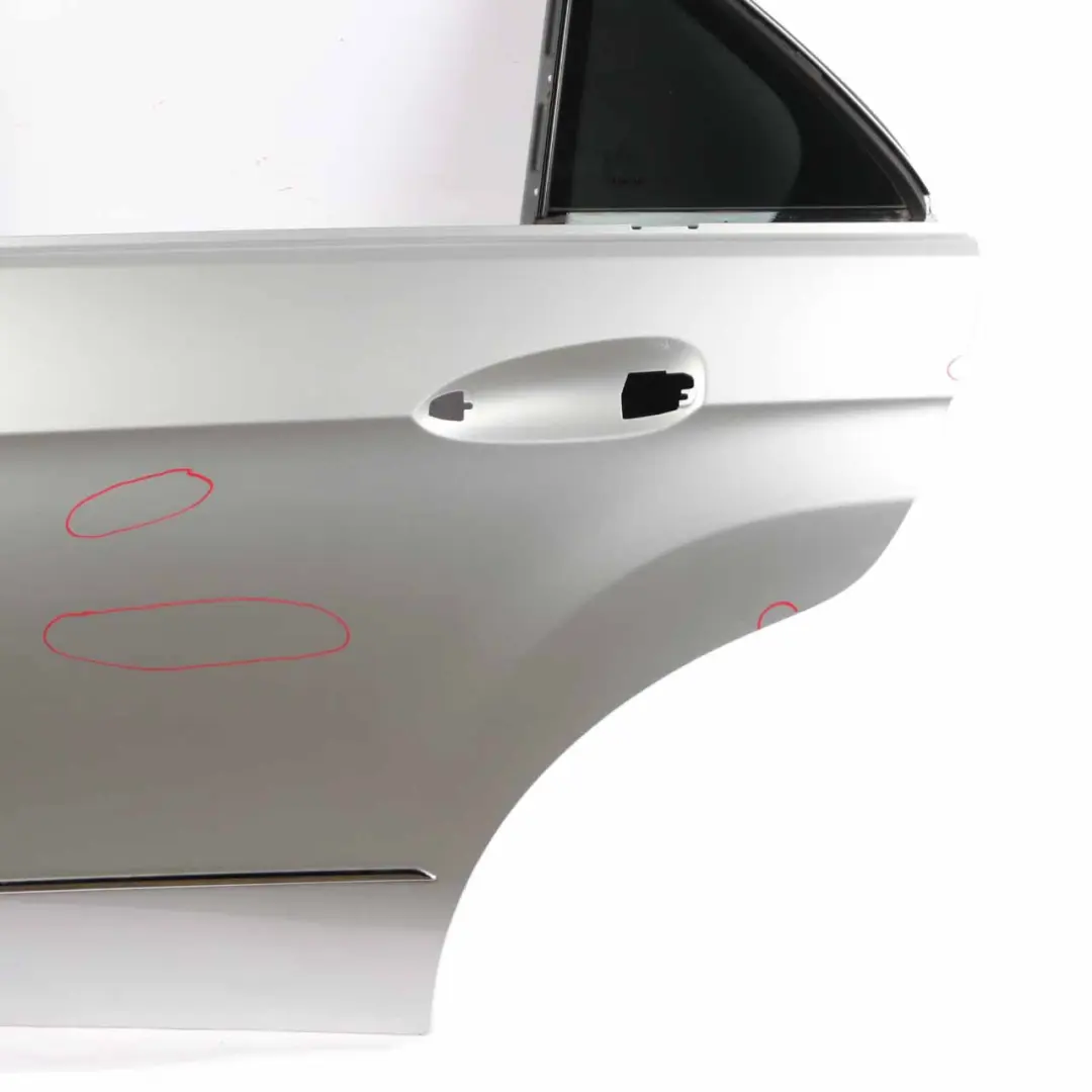 Panel Puerta Trasera Izquierda Plata Iridio Metalizado 775 para Mercedes W212 con número de pieza A2127300105 Mercedes W212 Panel Puerta Trasera Izquierda Plata Iridio Metalizado 775 - SKU A2127300105-IRS - Número de pieza A2127300105