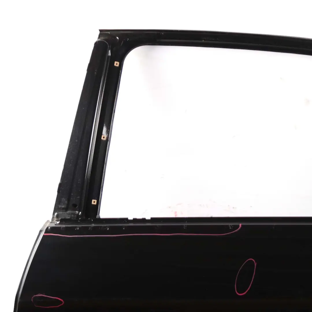 Mercedes W212 Door Rear Left N/S Cover Panel Obsidian Black - 197 - SKU A2127300105-OB - Part number A2127300105