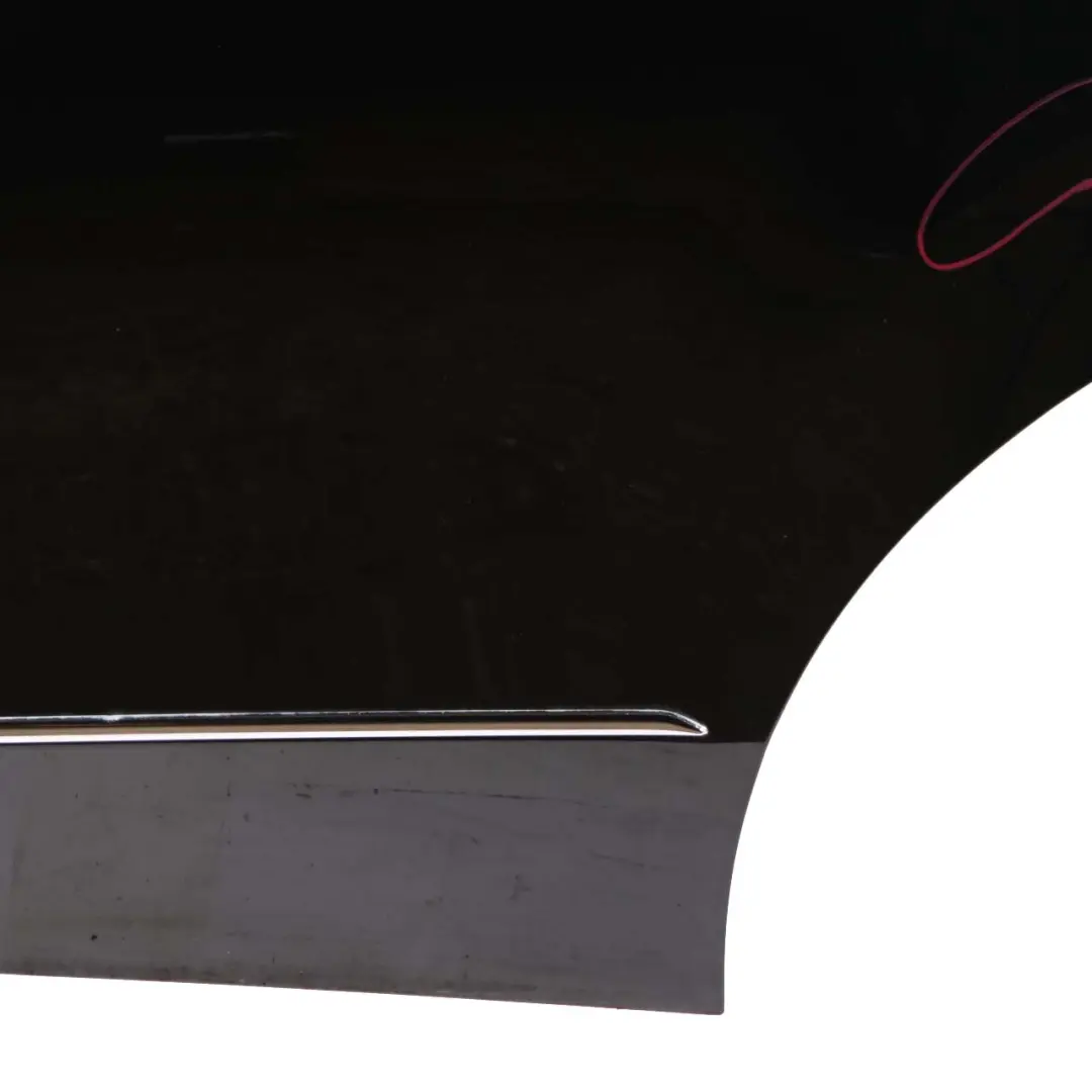 Mercedes W212 Door Rear Left N/S Cover Panel Obsidian Black - 197 - SKU A2127300105-OB - Part number A2127300105
