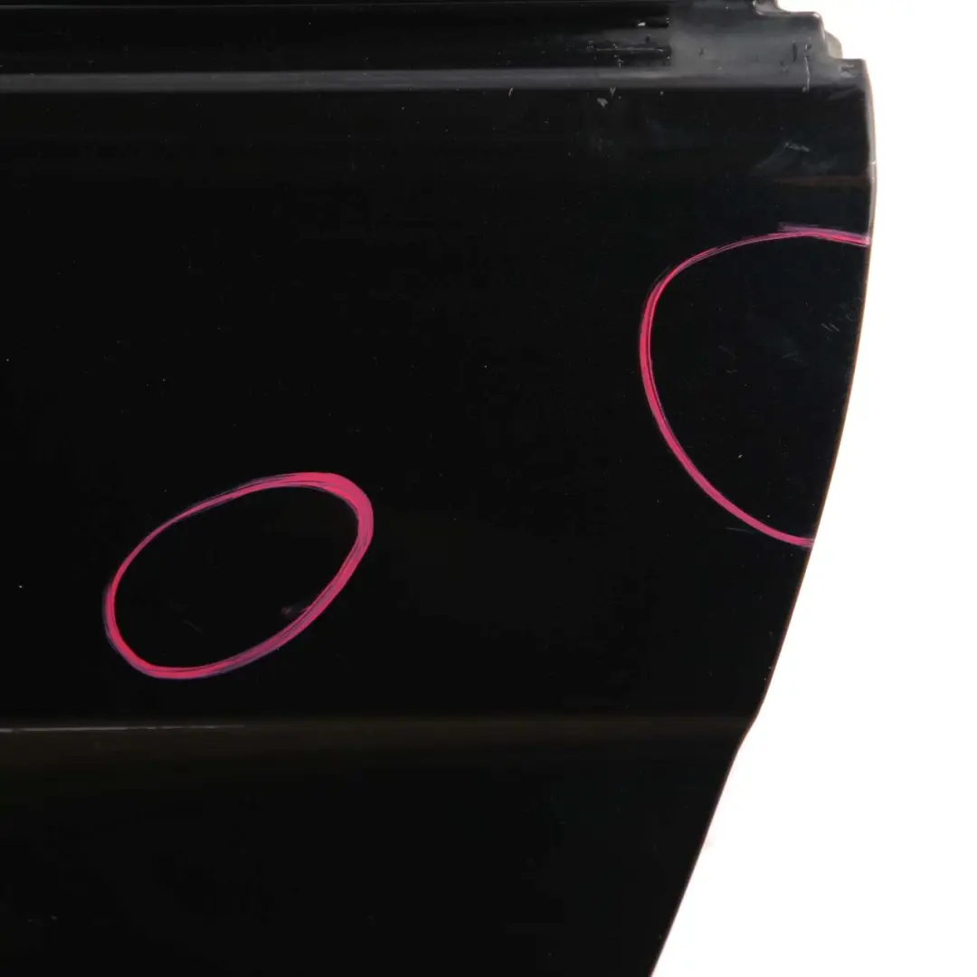 Mercedes W212 Door Rear Left N/S Cover Panel Obsidian Black - 197 - SKU A2127300105-OB - Part number A2127300105