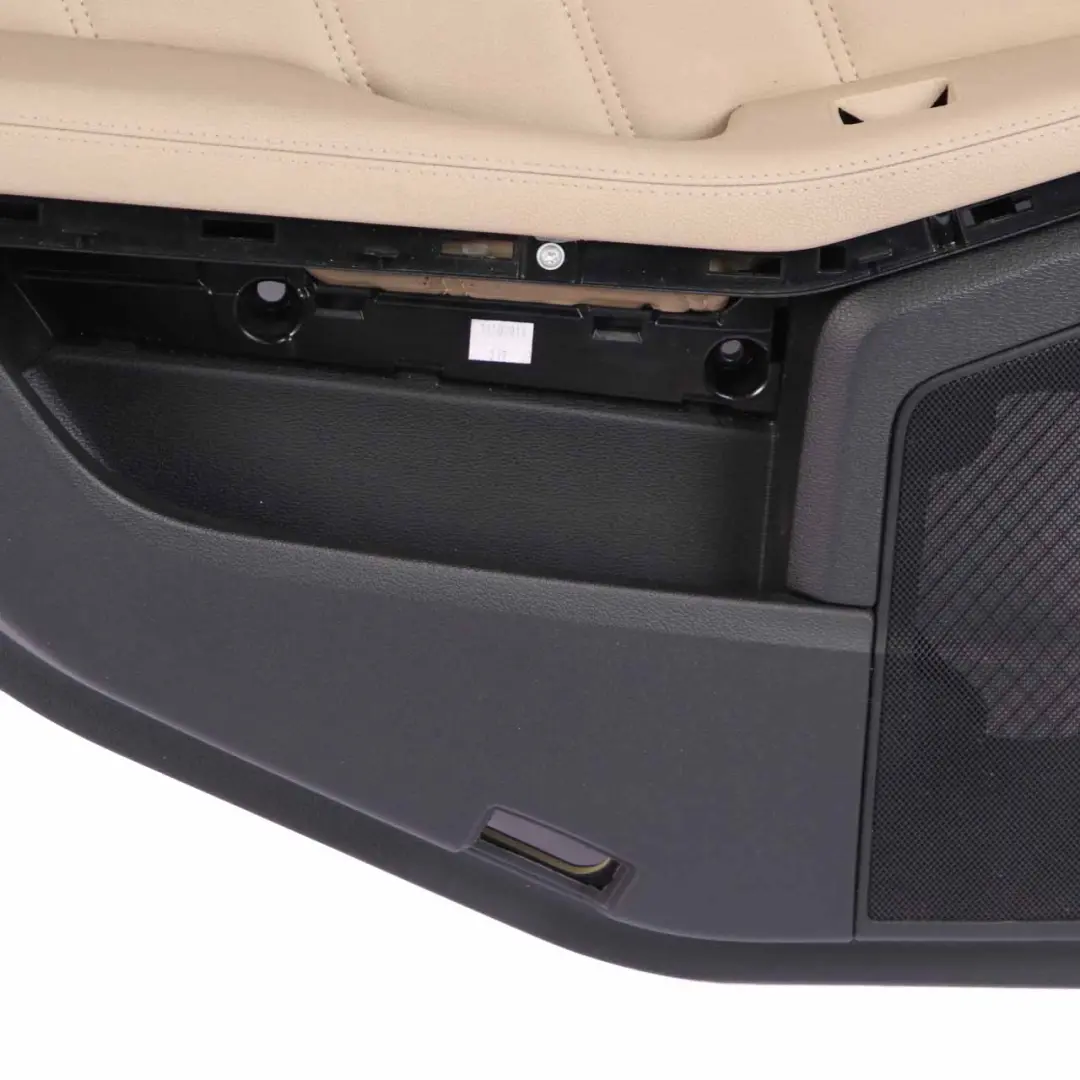 Mercedes W212 Door Card Rear Left N/S Trim Panel Black Beige Leather Nappa - SKU A2127300170-1 - Part number A2127300170