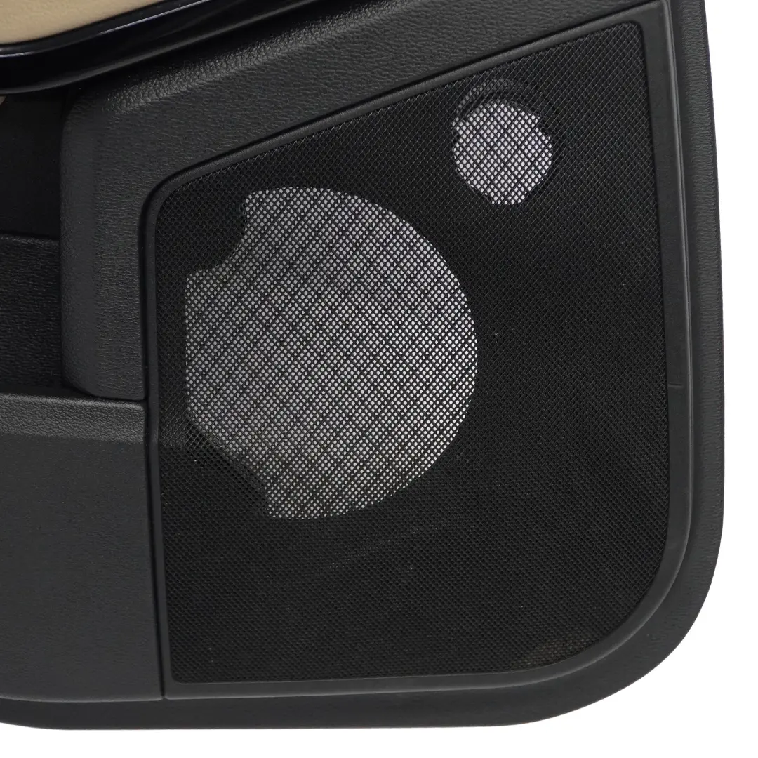 Scheda Porta Posteriore Sinistra Pannello Trim Nero Beige Pelle per Mercedes W212 con numero di parte A2127300170 Mercedes W212 Scheda Porta Posteriore Sinistra Pannello Trim Nero Beige Pelle - SKU A2127300170-3 - Numero di parte A2127300170