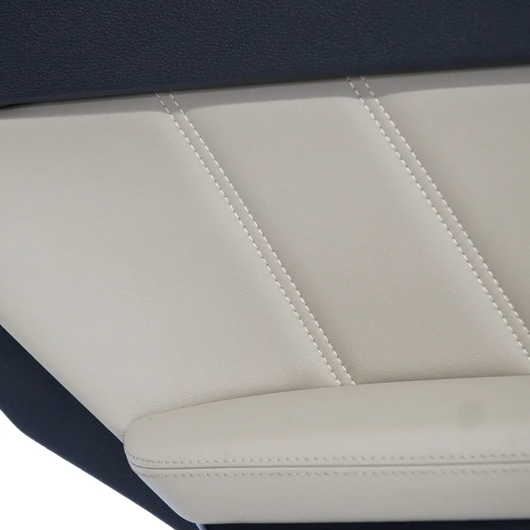 Mercedes W212 Türkarte hinten links Zierleiste Schwarz Beige Leder Nappa - SKU A2127300170-3 - Teilenummer A2127300170