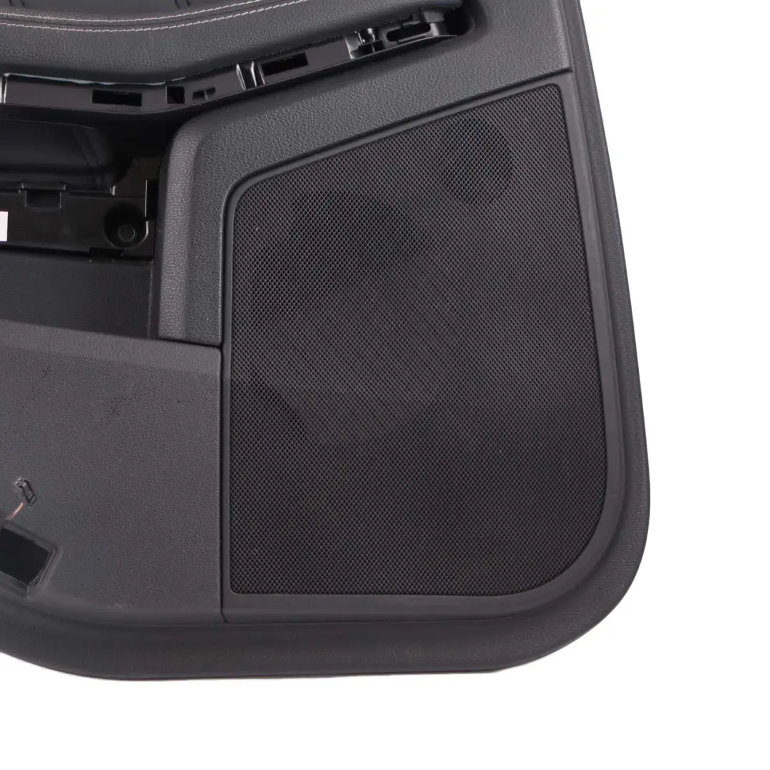 Mercedes W212 Door Card Rear Left N/S Trim Panel Black Leather Nappa - SKU A2127300170 - Part number A2127300170